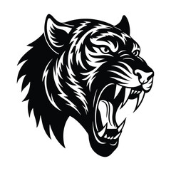 taiger head icon vector image 