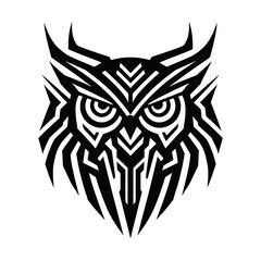 Obraz premium Tribal Geometric Owl Illustration