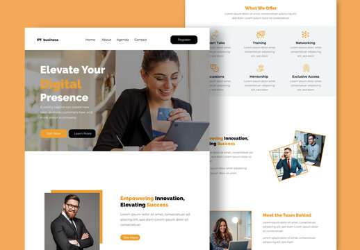 Conference Landing Page