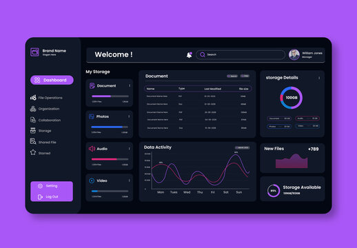 File Management Dashboard