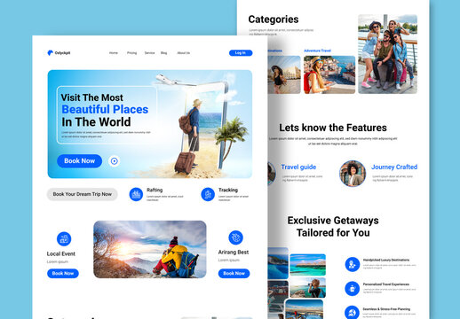 Travel Agency Landing Page