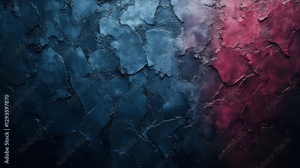 Aufkleber textured canvas of colors: a close-up of a textured surface with an abstract design, showcasing a bl