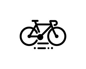 Fototapeta premium bicycle icon vector illustration