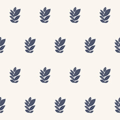 Doodle Floral Flower Seamless Pattern Background Modern Fashion Textile Fabric Surface Print