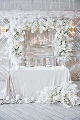 wedding table setting