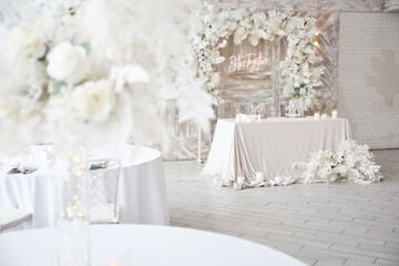 wedding table setting