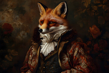 Fototapeta premium red fox vulpes