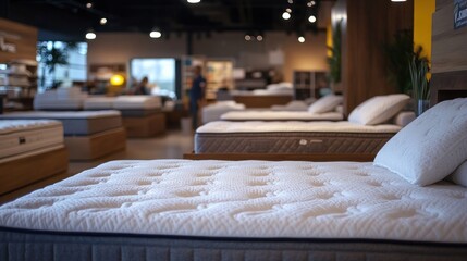 Luxury Mattresses Showroom: Discover ultimate comfort and sleep experience. Explore a wide selection of premium mattresses, designed for superior support and restful nights.
