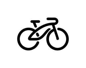 Fototapeta premium bicycle icon vector logo illustration