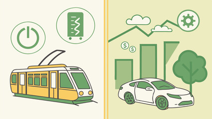 green transport icons