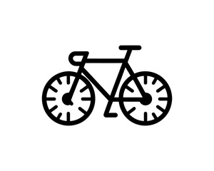 Bicycle Logo Design Icon Symbol Vector Template.