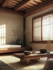 Japanese style of interior with Interior spaces  user in images