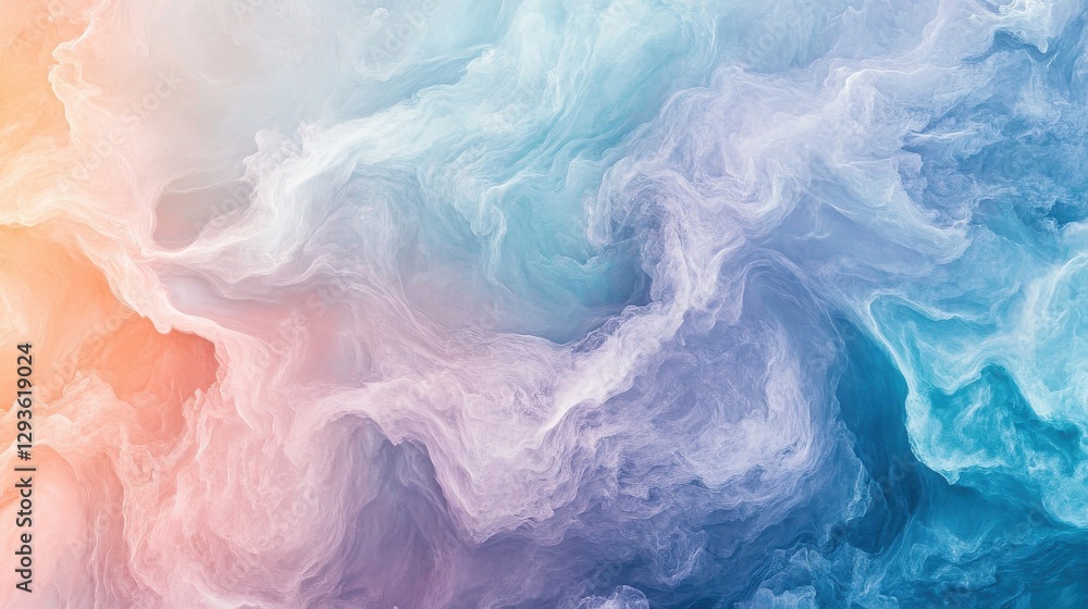 Aufkleber swirling clouds displaying different colors and textures in the sky