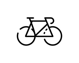 bicycle icon vector illustration