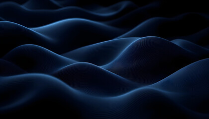 Obraz premium cloth wave dark background 2