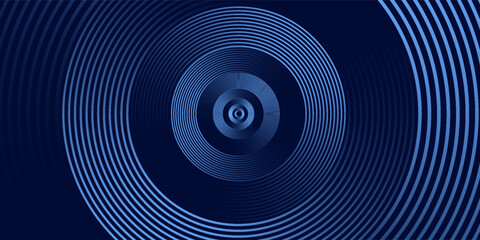 abstract dark background with glowing lines circles
