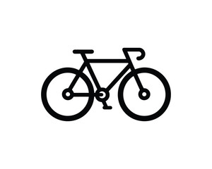 Fototapeta premium bicycle isolated on white background