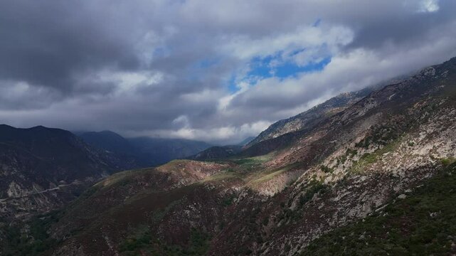 Timelapse of Clouds over Mount Baldy, Angeles National Forest, California