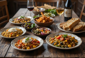 food in restaurant
