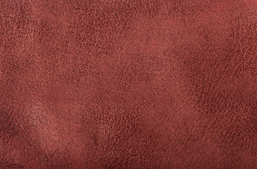 Close up high resolution photo of red leather material texture