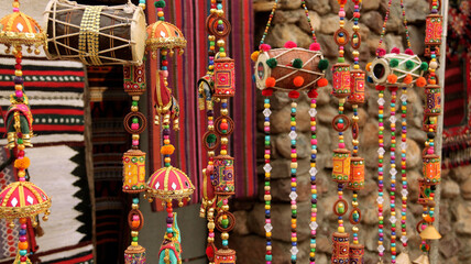 Colorful Asian Handicrafts,  handmade colorful jewelery , Handicraft kettle item, Colorful Handmade...