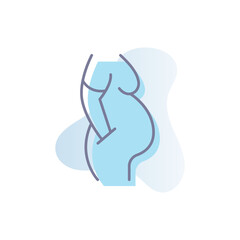 Pregnant  Vector icon