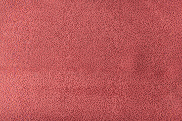 Close up high resolution photo of red leather material texture