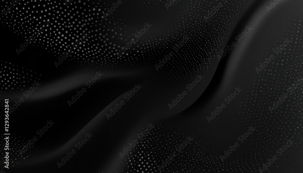 Poster elegant black fabric texture with subtle sparkle