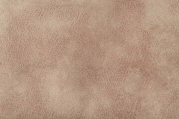 Close up high resolution photo of leather beige material texture