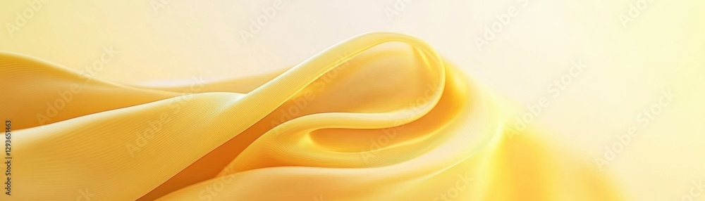 Aufkleber golden yellow fabric drape abstract background texture