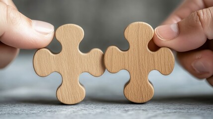 Explore the Power of Connection A Visual Journey Through Interlocking Puzzle Pieces, Emphasizing Unity, Solutions, and Collaboration, perfect to promote teamwork and problem-solving skills This