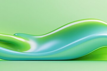 Smooth, flowing shapes in vibrant shades create calming, modern