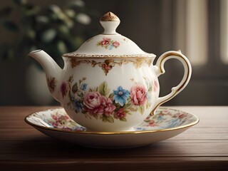 teapot and cups