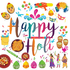 Holi  celebration  all over  the world  among people