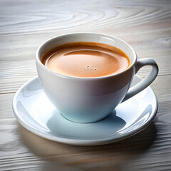 Fototapeta premium white coffee cup