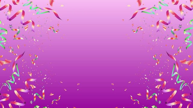 Horisontal Festive Animation Background