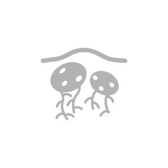 potato icon on white background, vector illustration