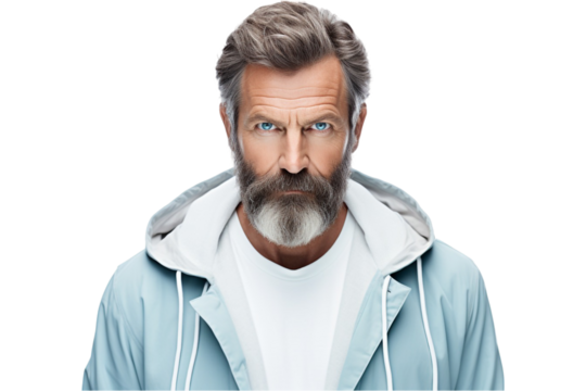Cybersecurity Expert in Hoodie, Hacker Isolated on Transparent Background