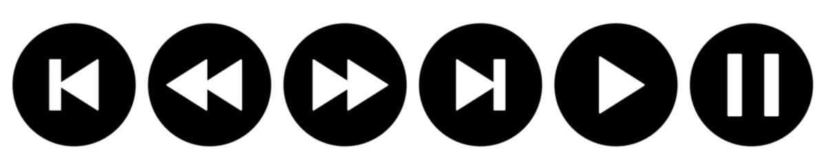 player interface icon. play button icon