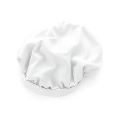 Disposable Medical Caps - White Non Woven, Isolated on White Background
