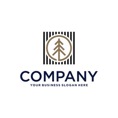 real estate logo design with house and building