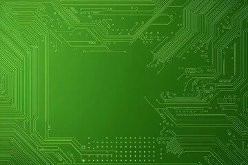 Green Circuit Board Texture Background