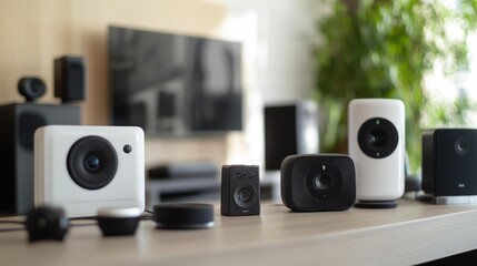 Group of people seated at the edge of a table, focused on something