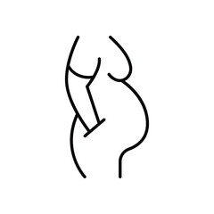 Pregnant  Vector icon