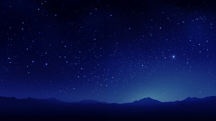 Fototapeta premium Fond texturé, paysage, effet galaxie, univers, cosmos. Couleurs bleu violet et noir, aurore boréale. Effet texture étoilé, brillant et flou. Conception et création graphique, bannière. 