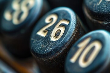 A close-up shot of a phone number displayed on a mobile device