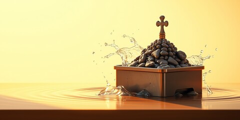 Pet Cremation - Sunlight & Water Splash, Eco-Friendly
