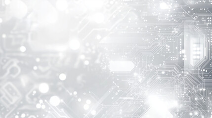 Obraz premium astarte.ai: Futuristic Digital Circuit Board - Abstract Technology Background