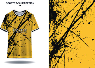 Sports jersey and background Design