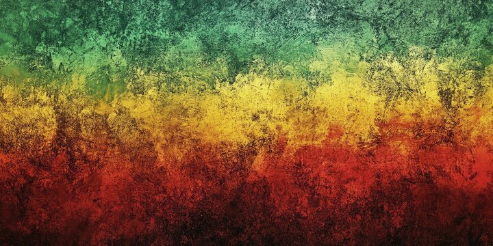 Rastafarian Colors Texture Background